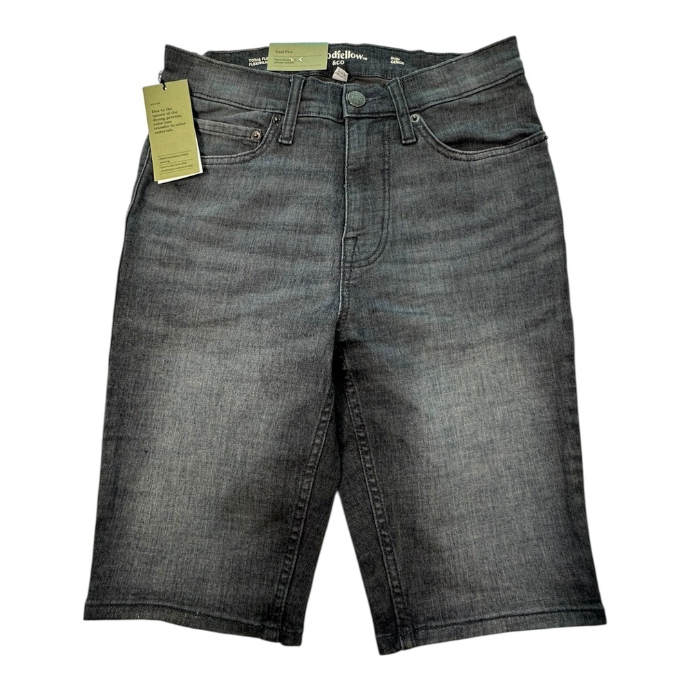 Goodfellow & Co Mens Total Flex Slim‎ Fit Denim Shorts Size 29 Gray